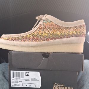 Clarks Originals Beige Wallabee Shoes